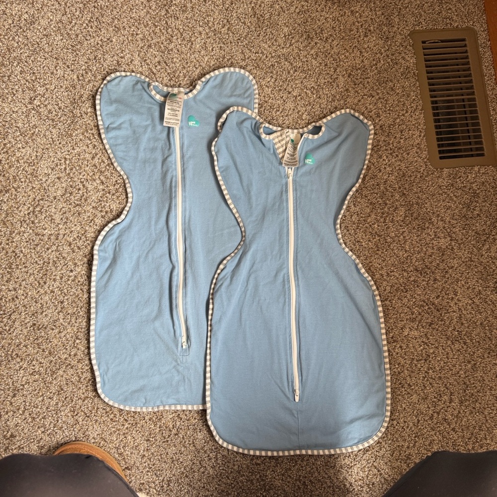 Light Blue love to dream swaddles